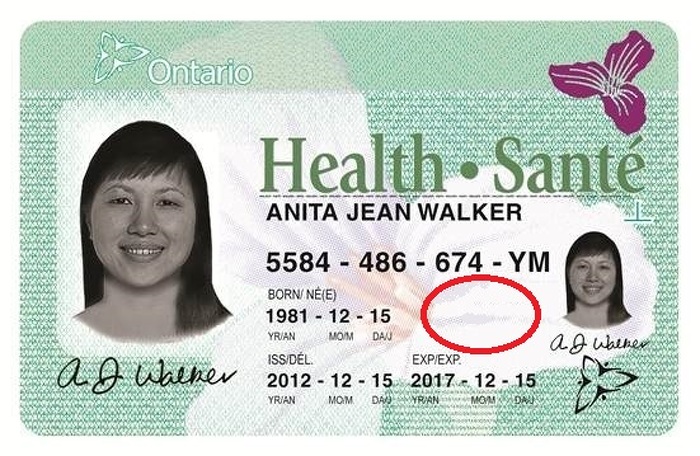 Canada Drivers License Number Format